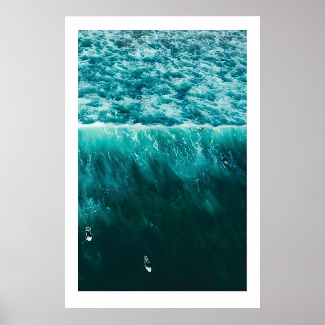 Surf Triptych Art Prints Scandi Ocean Beach (Front)