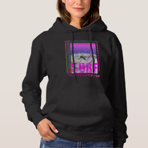 Surf Vintage Surf Wear 80s Retro Graphic Hoodie