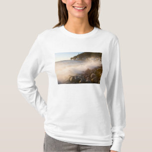 Surf washes over the cobblestones in Monument T-Shirt