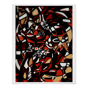 "Surface And Context", Glossy Poster