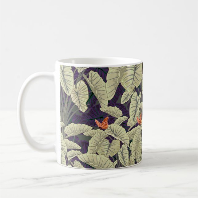 Surface butterfly pattern designapplied art,art,co coffee mug (Left)