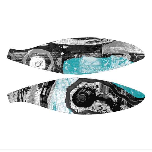 Surface Current – Abstract Flow & Structure Carbon Mini Basketball (Panels)