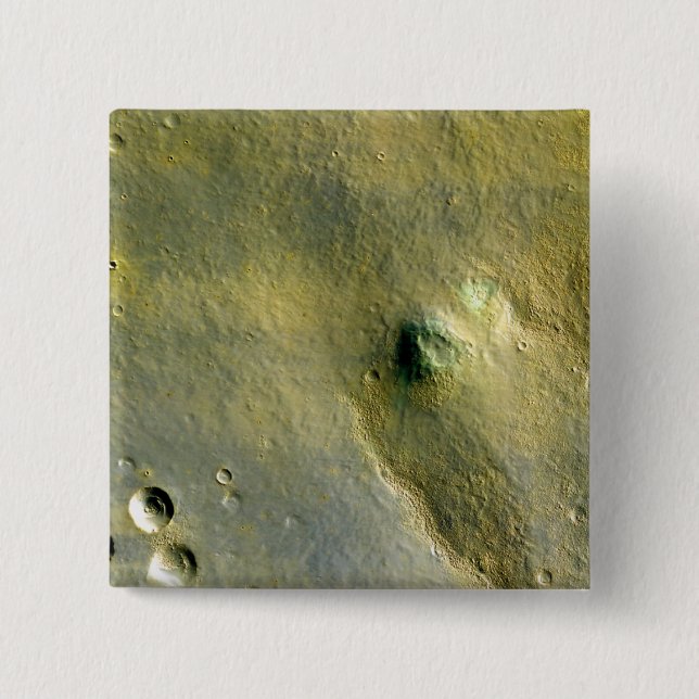 Surface of Mars 15 Cm Square Badge (Front)
