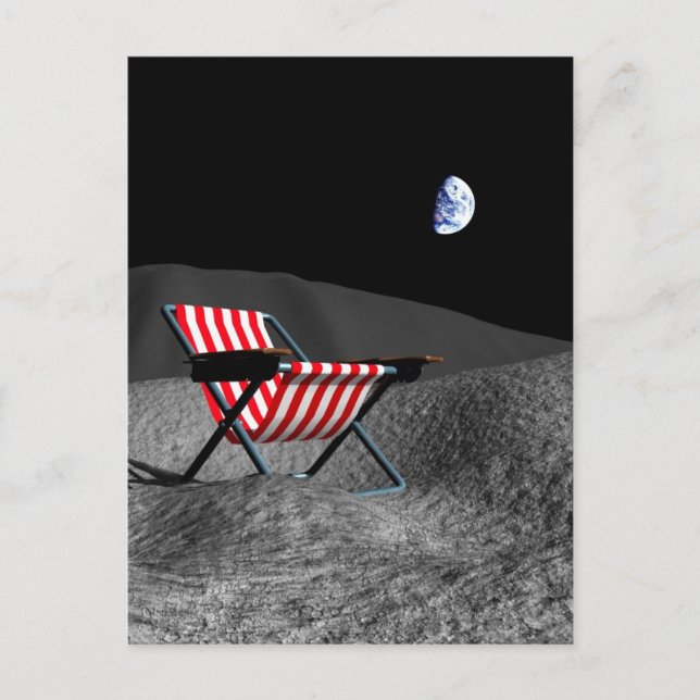 Surface of the Moon Postcard (Front)
