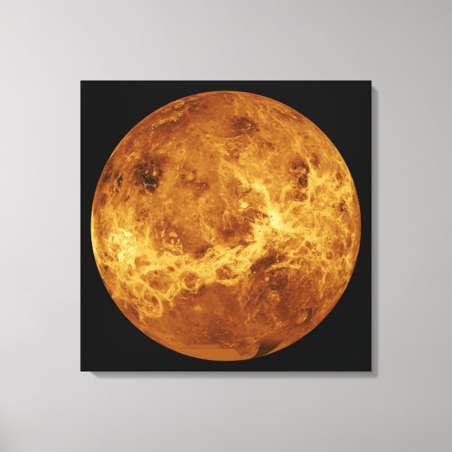 Surface of the Planet Venus Canvas Print (Front)