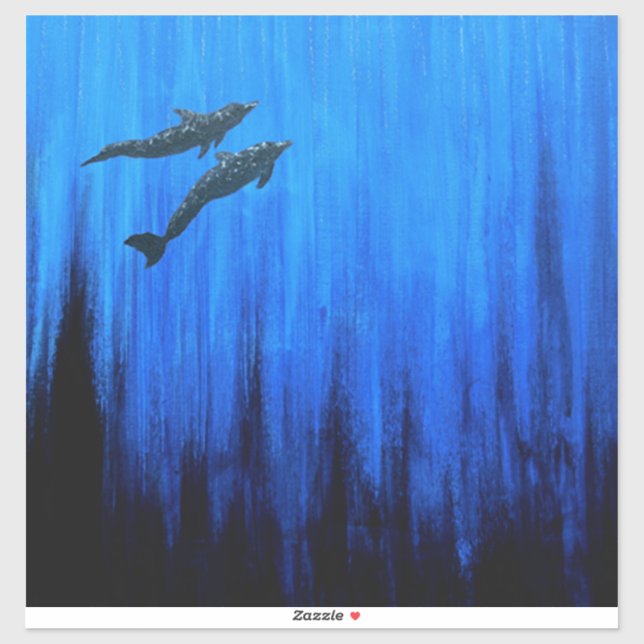 Surfacing dolphins #2 (Sheet)