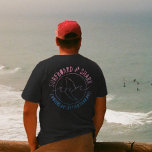 Surfboard And Shark Funny Surfer Surfing Summer T-Shirt<br><div class="desc">Hey there! Ready to "Ride the Waves in Style" with this Surfboard and Shark Funny Summer Beach Vacation design? You're gonna love it! This design is perfect for those who love to surf and ride the waves, and it's also a fun and unique addition to anyone's wardrobe. So why wait?...</div>