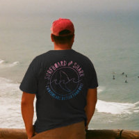 Surfboard And Shark Funny Surfer Surfing Summer