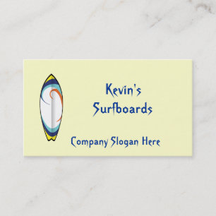 Surfboard Business Cards