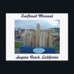 Surfboard Menorah Postcard<br><div class="desc">Surfboard Menorah</div>