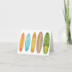 Surfboard Note Card