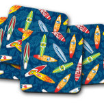 Surfboard Novelty Summer | Surfboard Coaster Set<br><div class="desc">Surfboard Novelty Summer | Surfboard Coaster Set - Bring some personality to a party or your bar with our Summer Coaster Collection.</div>