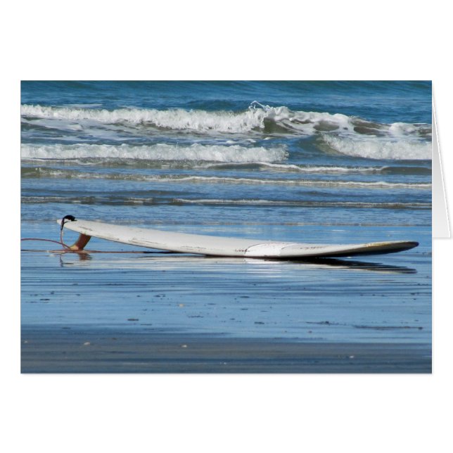 Surfboard on Beach (Front Horizontal)