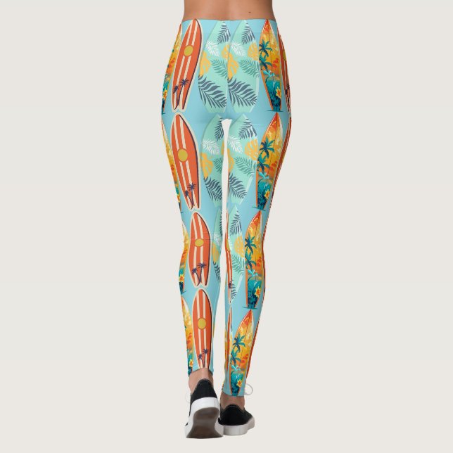 Surfboard Spectacle Leggings (Back)
