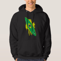 Surfboard Vintage With Brazil Flag - Surfing Surf