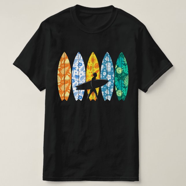 Surfboarder Hawaii Wave Surfing Surfboard Lover Be T-Shirt (Design Front)