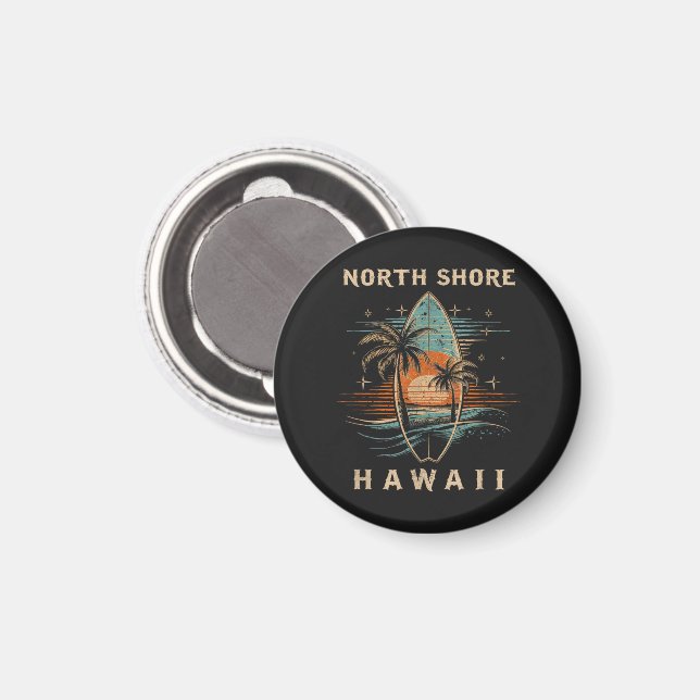 Surfboarder North Shore Hawaii  Magnet (Front/Back)