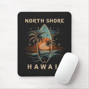 Surfboarder North Shore Hawaii  Mouse Pad