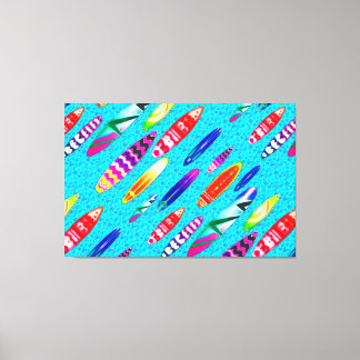 Surfboards 1 Wrapped Canvas