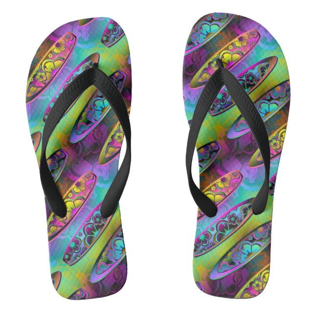 Surfboards 2A-2D Image Options Flip Flops (Footbed)