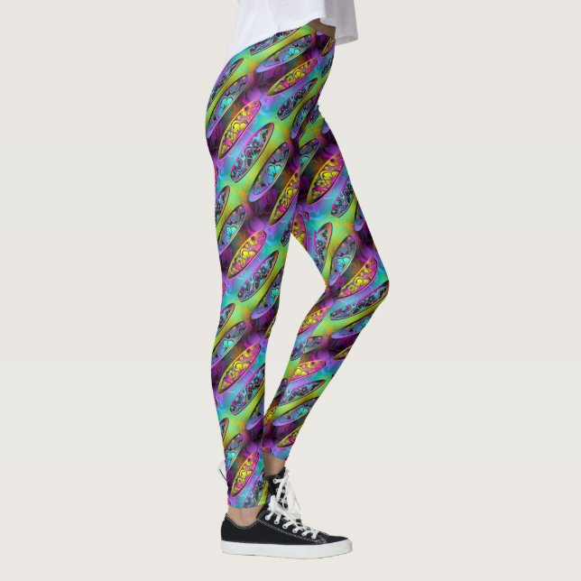 Surfboards 2A-2D Image Options Leggings (Right)