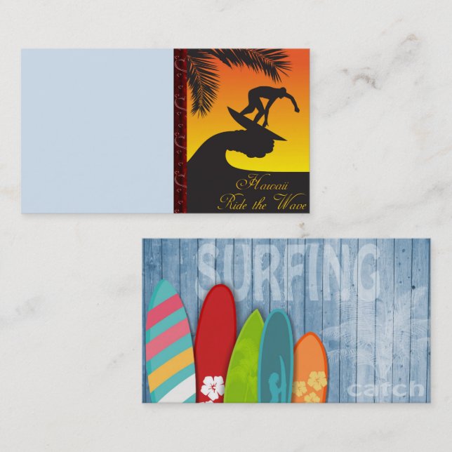 Surfboards Business Card (Front/Back)
