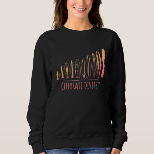 Surfboards Celebrate Diversity Inclusion Lgbt Prid Sweatshirt