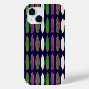 surfboards cool patterning iPhone 15 case