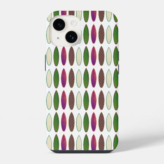 surfboards cool patterning iPhone case (Back)
