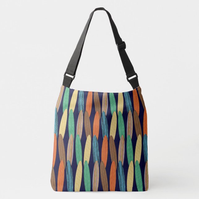 Surfboards Crossbody Bag (Front)