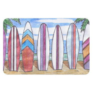 SURFBOARDS flexi-magnet Magnet