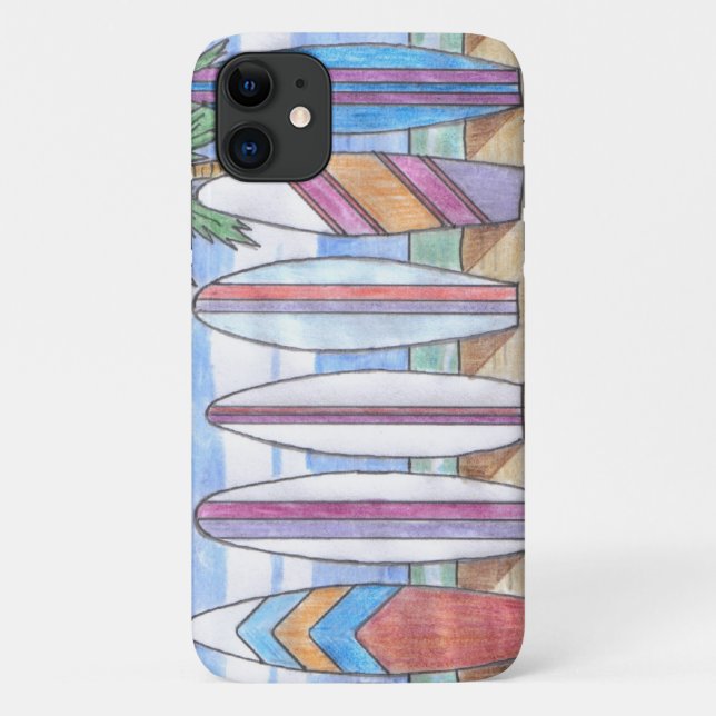 SURFBOARDS iPhone 11 case (Back)