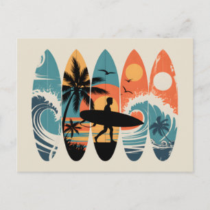Surfboards Postcard