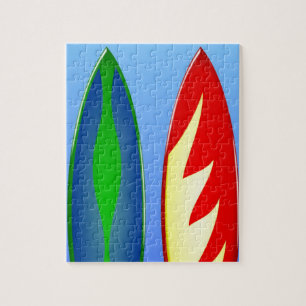 Surfboards retro surf jigsaw puzzle