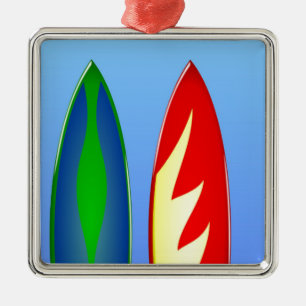 Surfboards retro surf metal tree decoration