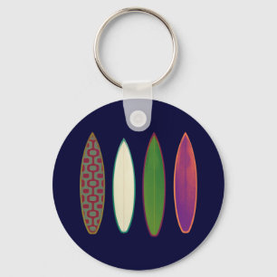 surfboards ~ surfing style key ring