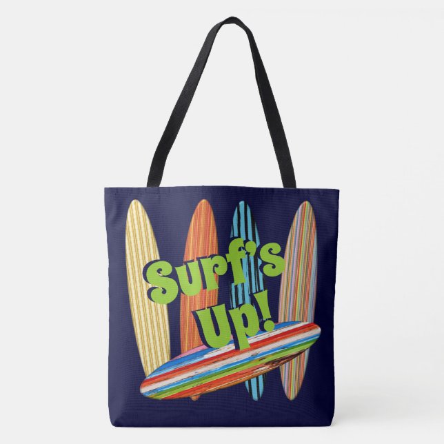 Surfboards Tote Bag (Front)