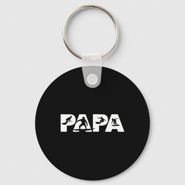 Surfender Dad Funny Dad Surfender Dad Gift  Key Ring (Front)