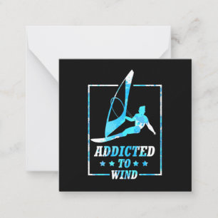 Surfer Addicted To Wind Card