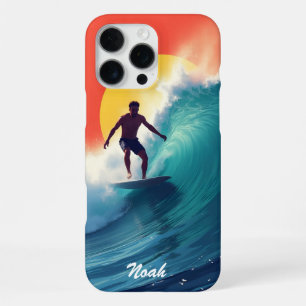 Surfer at Sunset iPhone 16 Pro Max Case