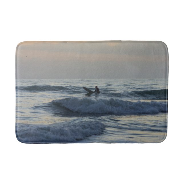 Surfer Awaits Bath Mat (Front)