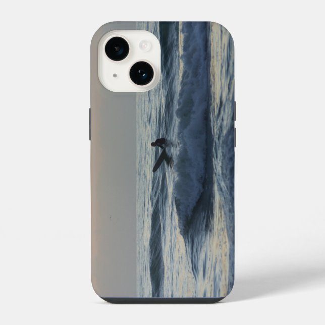 Surfer Awaits Case-Mate iPhone Case (Back)