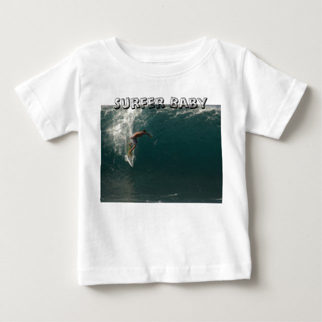 Surfer Baby Baby T-Shirt (Front)