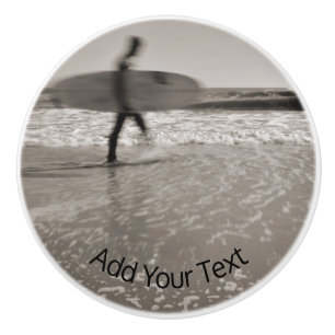 Surfer by Shirley Taylor Ceramic Knob