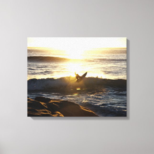 Surfer Canvas Print (Front)