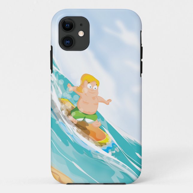 Surfer Case-Mate iPhone Case (Back)