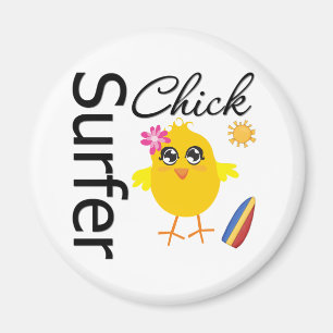 Surfer Chick Magnet