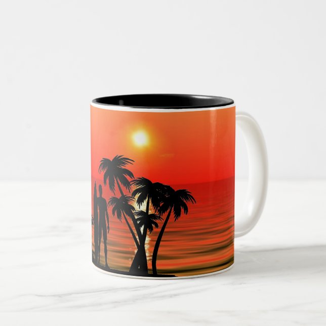 Surfer Coffee Mug (Front Right)