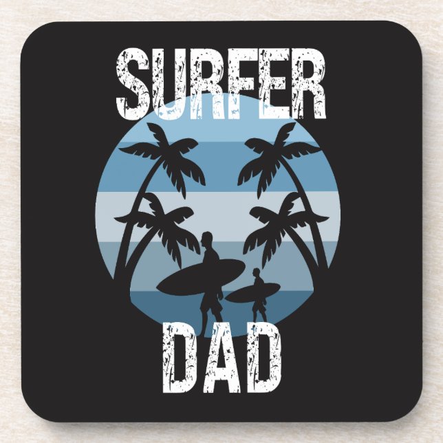 Surfer Dad Coaster (Front)