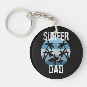 Surfer Dad Key Ring